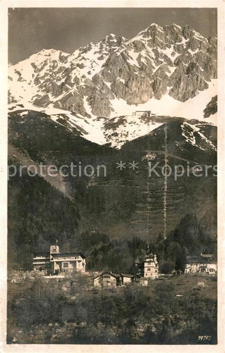 Innsbruck Hungergburg mit Seegrube und Hafelekar