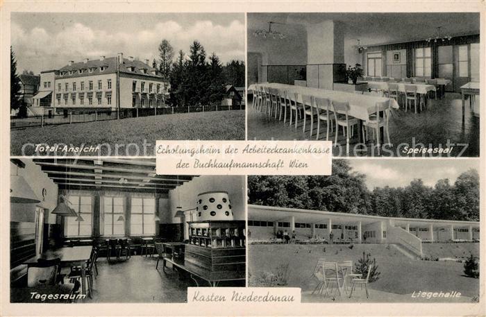 Kasten Boeheimkirchen Erholungsheim der Arbeiterkrankenkasse der Buchkaufmannsch
