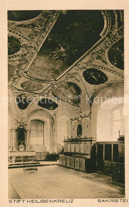 Heiligenkreuz Niederoesterreich Stift Sakritstei