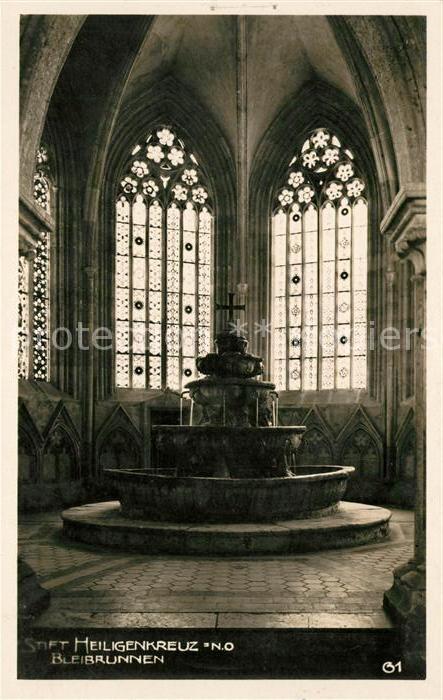 Heiligenkreuz Niederoesterreich Stift Bleibrunnen