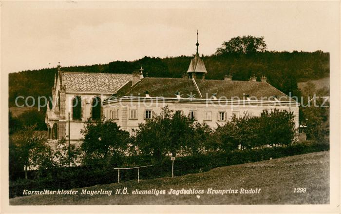 Mayerling Baden Karmeliterkloster ehemaliges Jagdschloss Kronprinz Rudolf