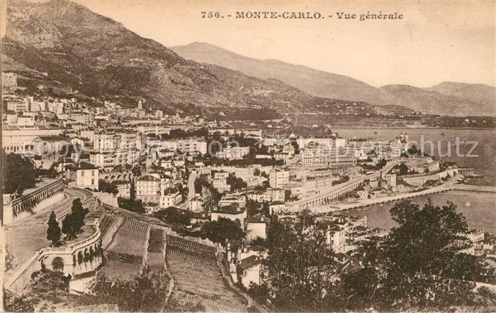 Monte-Carlo Vue generale Cote d Azur