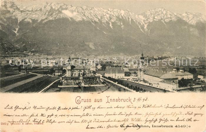 Innsbruck Stadtpanorama mit Nordkette
