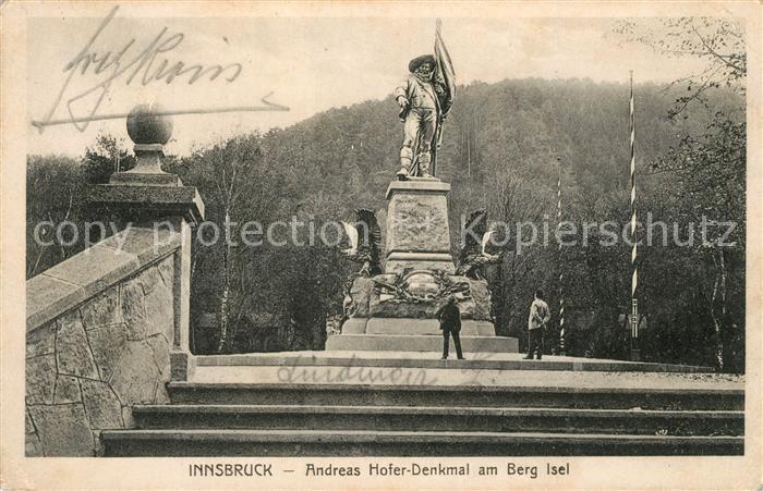 Innsbruck Andreas Hofer Denkmal am Berg Isel