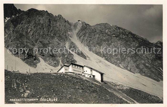 Nordkettenbahn Innsbruck Seegrube Berghotel Gebirgspanorama