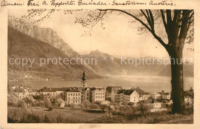 Gmunden Salzkammergut Blick vom Kalvarienberg