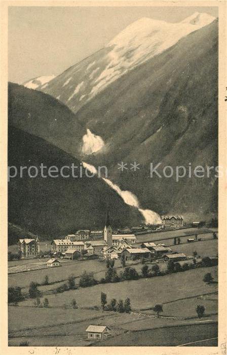 Krimml mit Wasserfaellen