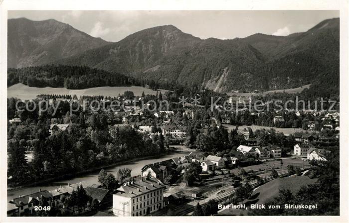 Bad Ischl Salzkammergut Blick vom Siriuskogel