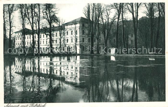 Admont Kaernten mit Stiftsteich