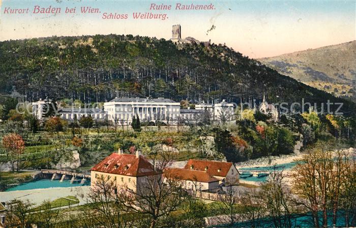 Baden Wien Ruine-Rauheneck Schloss-Weilburg