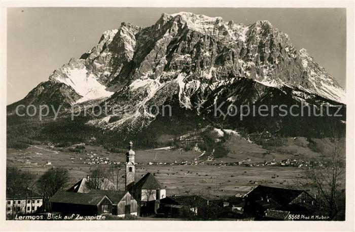 Lermoos Tirol mit Zugspitze