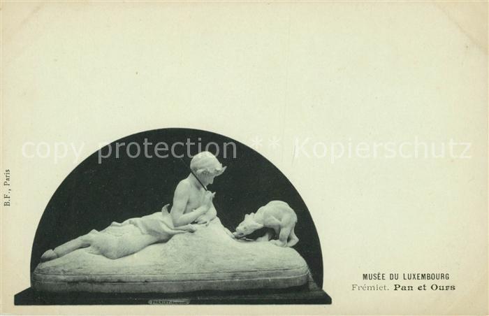 Paris Musee du Luxembourg Pan et Ours