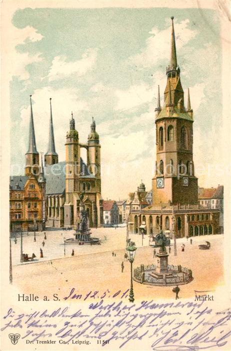 Halle Saale Markt Kirche