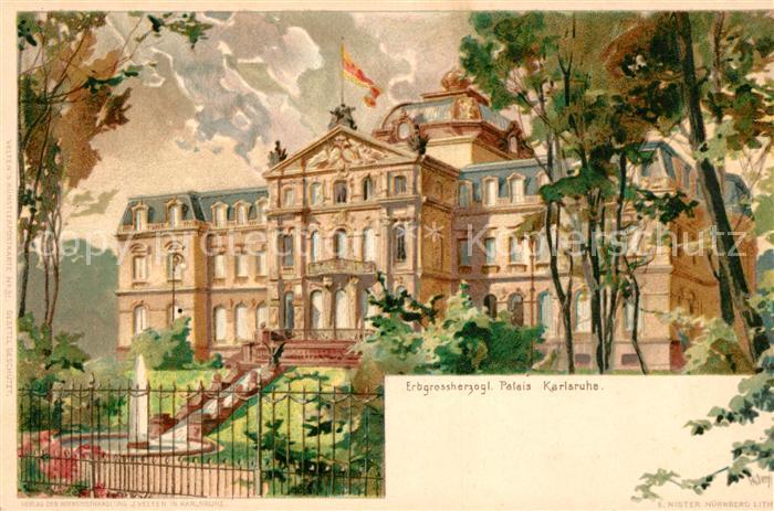 Karlsruhe Baden Erzgrossherzogl Palais