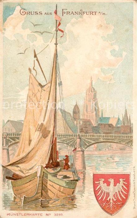 Frankfurt Main Kuenstlerkarte