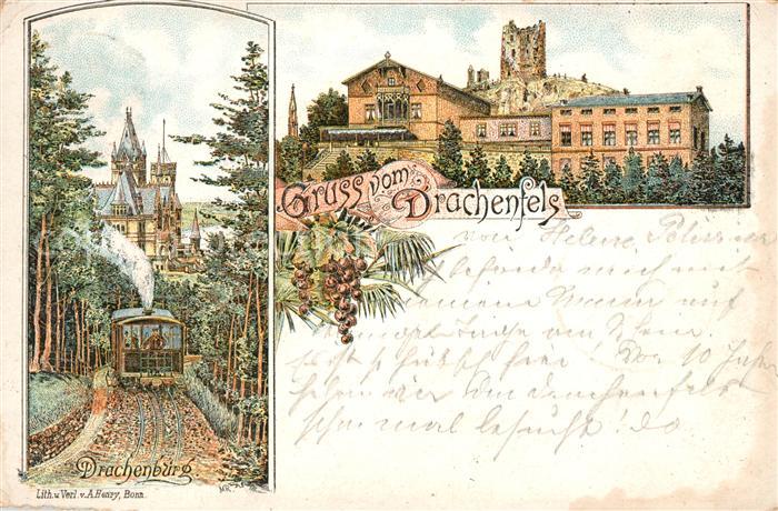 Koenigswinter Drachenburg Bahn Drachenfels