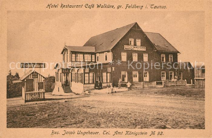 Grosser Feldberg Taunus Hotel Restaurant Walkuere