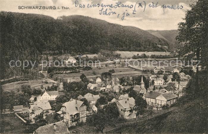 Schwarzburg Thueringer Wald Panorama