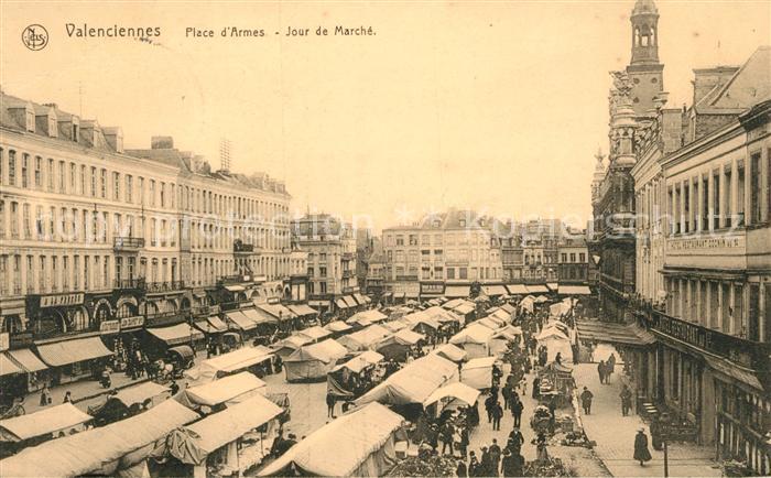 Valenciennes Place d’Armes Jour de Marche