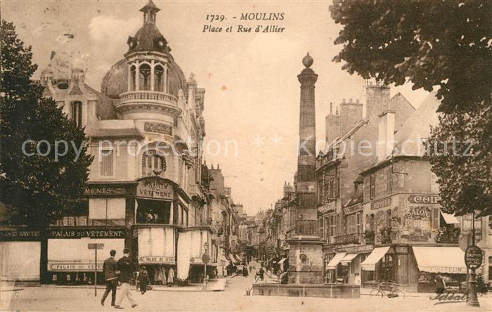 Moulins Allier Place et Rue d Allier
