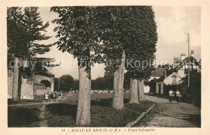 Rozay-en-Brie Place Lafayette