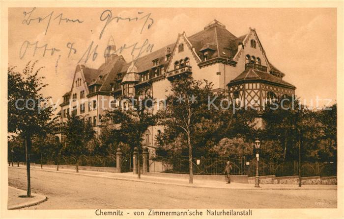 CHEMNITZ Sachsen von Zimmermann'sche Naturheilanstalt