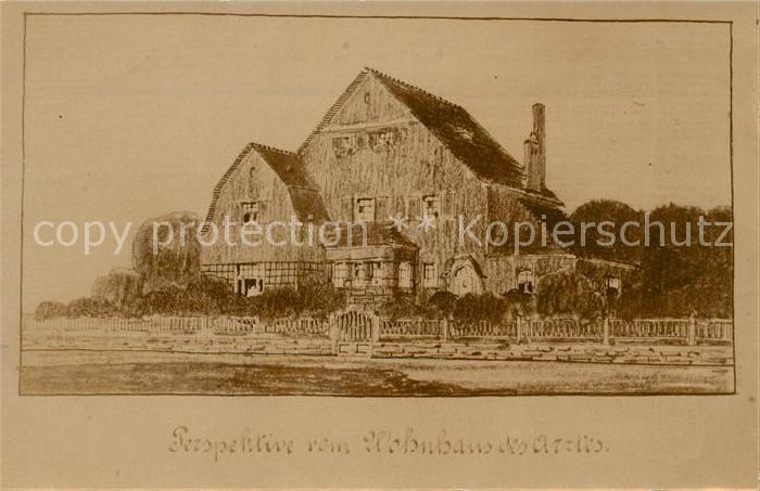 DRESDEN Elbe Perspektive vom Wohnhaus des Arztes Zeichnung Kuenstlerkarte