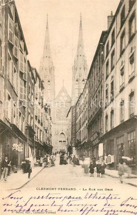 Clermont-Ferrand Rue des Gras Eglise