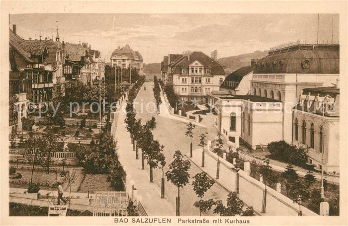 Bad Salzuflen Parkstrasse mit Kurhaus