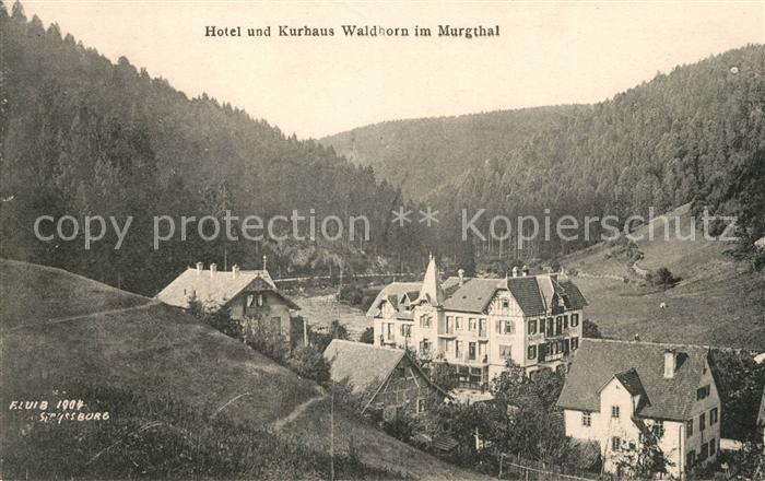 Gernsbach Hotel und Kurhaus Waldhorn im Murgtal Schwarzwald