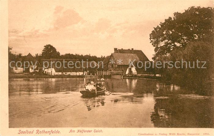 Bad Rothenfelde Helferder Teich Bootfahren