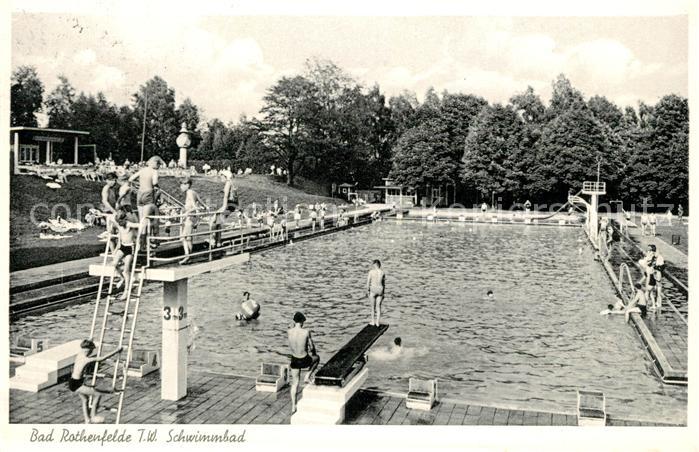 Bad Rothenfelde Schwimmbad Freibad Sprungturm