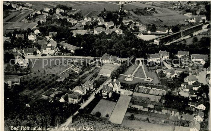 Bad Rothenfelde am Teutoburger Wald Fliegeraufnahme