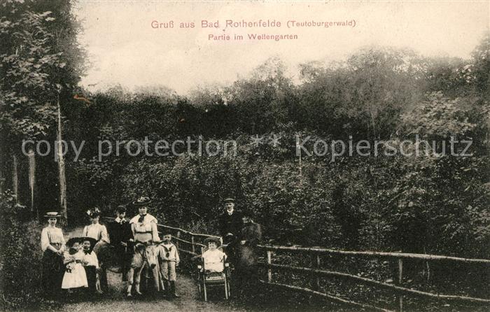 Bad Rothenfelde Partie im Wellengarten Familienfoto Kurort am Teutoburger Wald