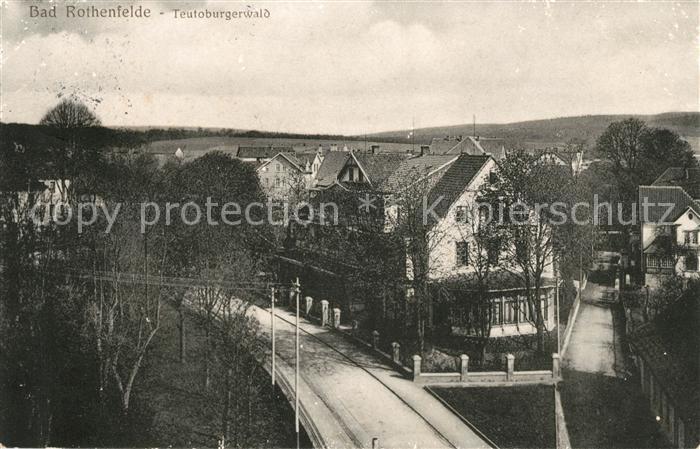 Bad Rothenfelde Teilansicht Kurort am Teutoburger Wald