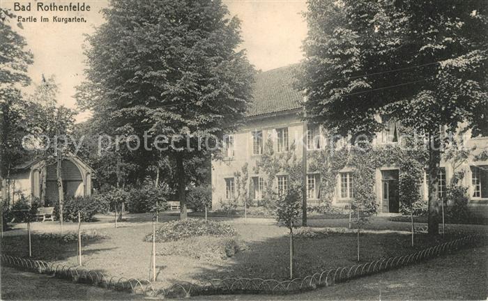 Bad Rothenfelde Partie im Kurgarten Kurort am Teutoburger Wald