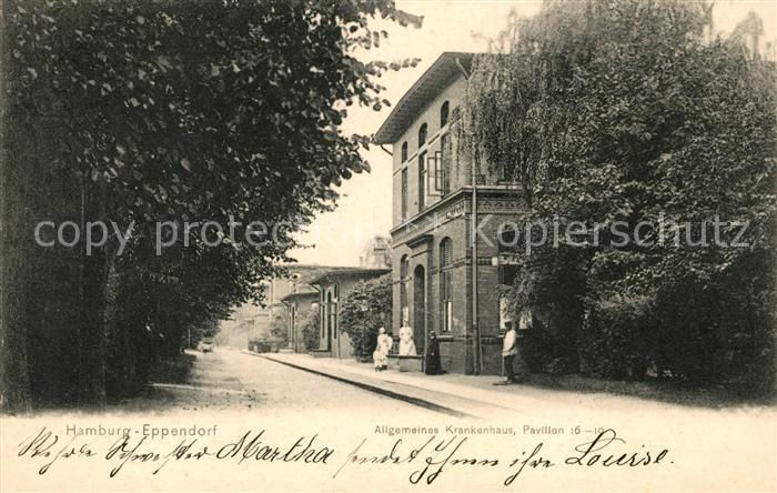 Eppendorf Hamburg Allgemeines Krankenhaus Pavillon 16 - 19