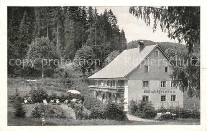 Lenzkirch Hochschwarzwald BW Haus Waldfrieden