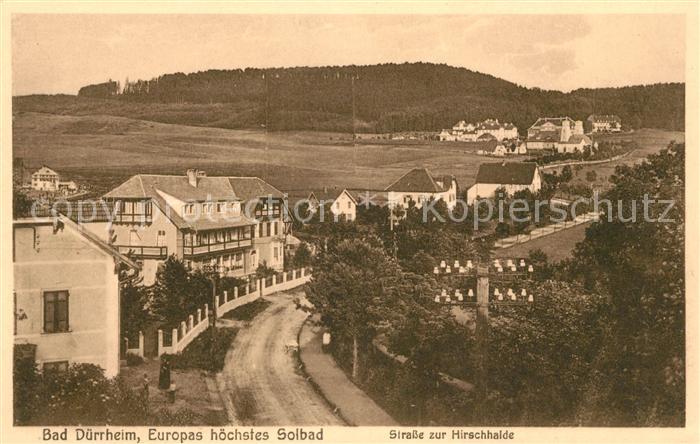 Bad Duerrheim Strasse zur Hirschhalde