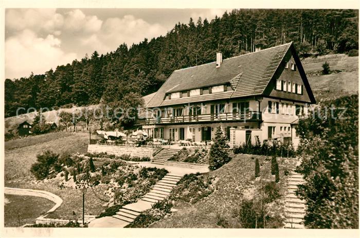 Alpirsbach Hoehengaststaette Burghalde im Schwarzwald
