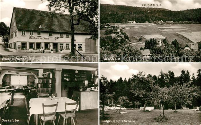 Aischfeld Gasthof Hirsch Landschaftspanorama Schwarzwald