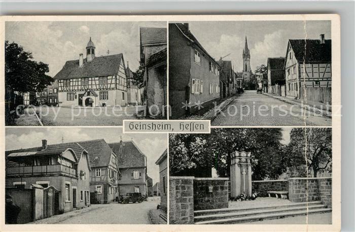 Geinsheim Rhein Orts und Teilansichten
