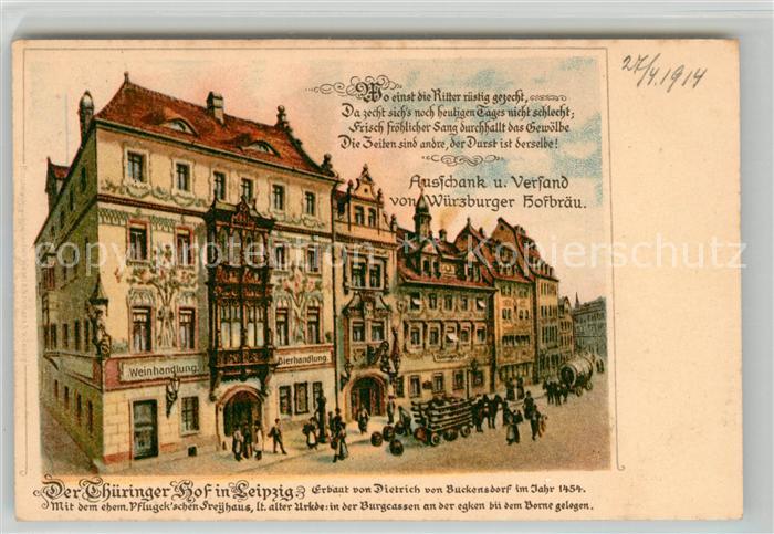 LEIPZIG Sachsen Thueringer Hof