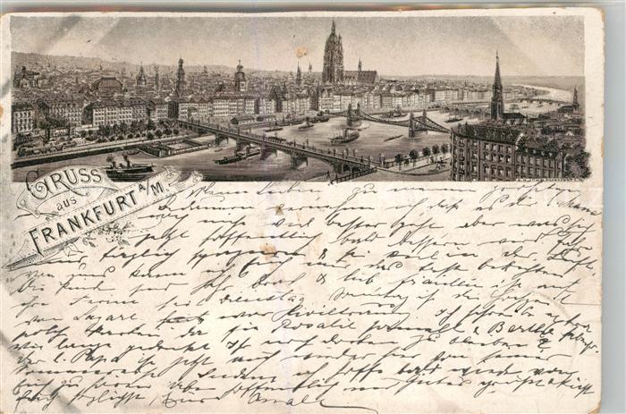 Frankfurt Main Stadtblick