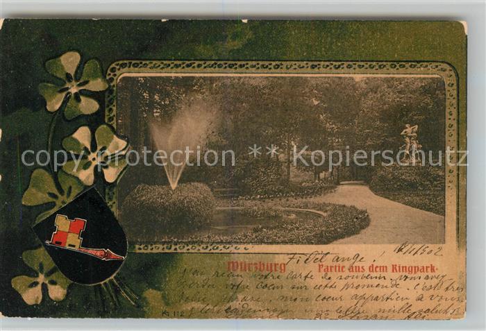 WueRZBURG Bayern Partie aus dem Ringpark