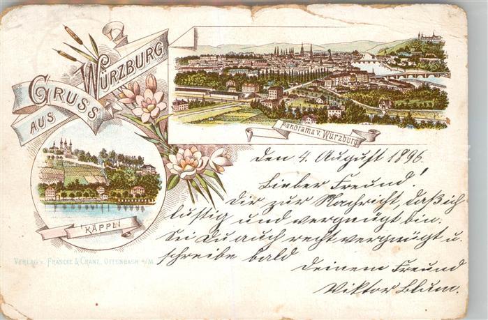 WueRZBURG Bayern Panorama Kaeppli