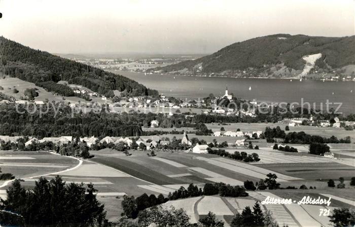 Attersee Panorama mit Abtsdorf