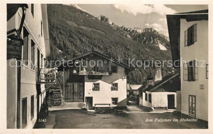 Fulpmes Tirol im Stubaital