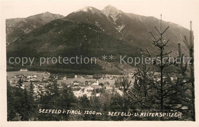 Seefeld Tirol mit Reiterspitze