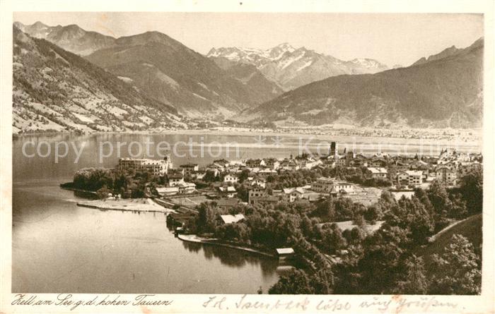 Zell See mit den Hohen Tauern
